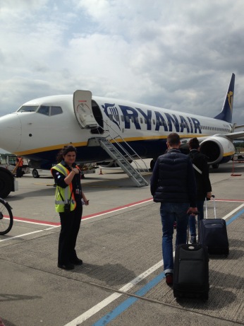 First Ryan Air flight ever! Now I understand why they are so cheap! Great for short flights and young travelers.