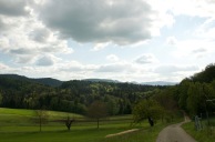 The view from the end of our Basel hike.